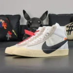 Pure Original OFF-WHITE x Nike Blazer Mid "Grim Reaper" Beige AA3832-100
