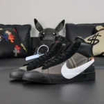 Pure Original OFF-WHITE x Nike Blazer Mid "Grim Reaper" Black White AA3832-001