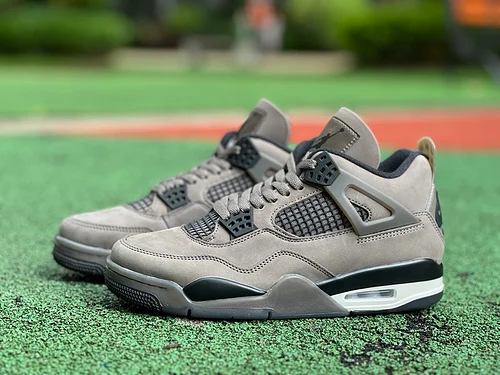 T1 Pure Original AJ4 Cave Stone Grey Black Sneakers FV5029-200