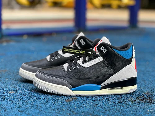 GX Pure Original AJ3 Black Blue Grey "Mirror Hook" IB8967-004