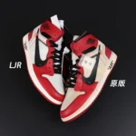 LJR vs ZP 正版 Air Jordan 1 OFF-WHITE 芝加哥白红运动鞋