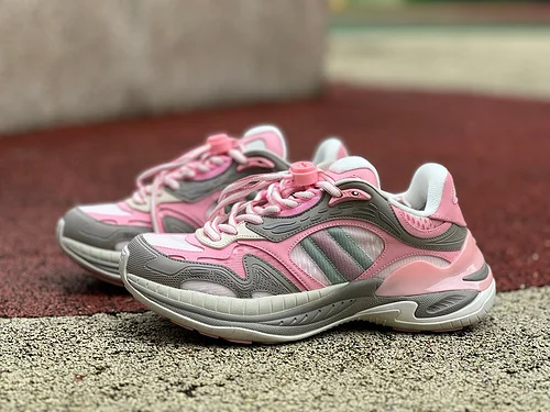 GUCCI 圆头抽绳 2.0 灰粉休闲鞋
