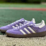 S2 正版 Adidas Handball Spezial 白紫运动鞋 KJ6305