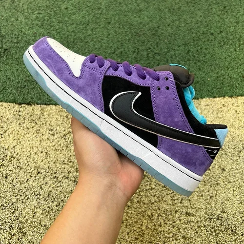 正版 Nike Dunk SB 紫黑白 PRO 低帮运动鞋 HJ0513-500