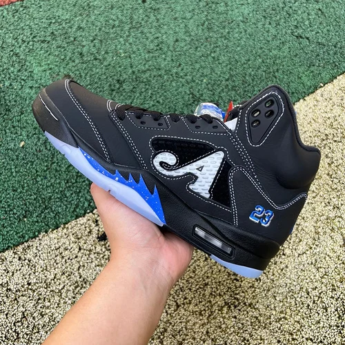 OG 正版 Awake NY x Air Jordan 5 黑蓝 DV4982-004