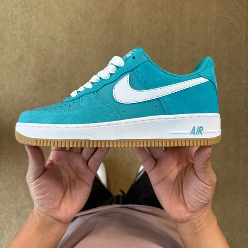 3A 正版 Air Force 1 AF1 白蓝尾部运动鞋 IB7167-10