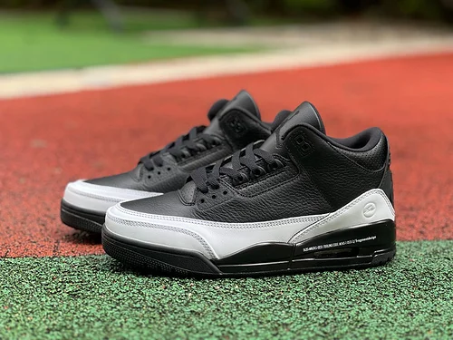 AJ3 黑白闪电 Fragment 联名运动鞋 DA3595-001