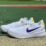 正版 耐克 Kobe 8 Protro“湖人主场”白紫篮球鞋 HF9550-100