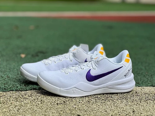 正版 耐克 Kobe 8 Protro“湖人主场”白紫篮球鞋 HF9550-100