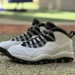 正版 Air Jordan 10 OG“钢铁”2025复古黑白运动鞋 HJ6779-104