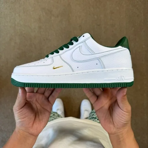 3A 正版 Air Force 1 AF1 小钩白绿运动鞋 IB6543-102
