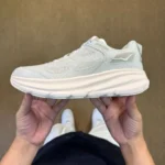 HOKA ONE ONE Clifton 9 GTX 防水白色帆布跑鞋 1162135/ACL