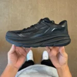 HOKA ONE ONE Clifton 9 GTX 防水黑色跑鞋 1155370/BBNB