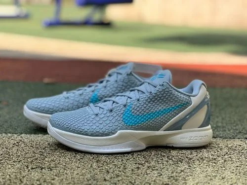 正版 Kobe 6 Caitlin Clark UNC 蓝联名运动鞋 IO3672-400