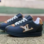 路易威登 x Nigo 联名蓝棕足球鞋 FW25