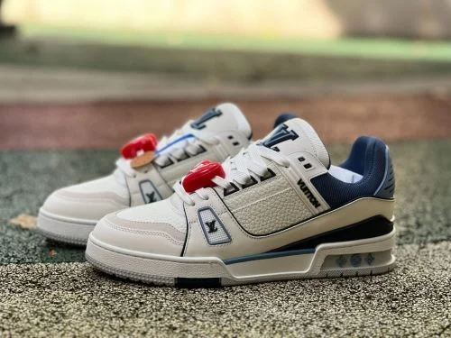 路易威登 Trainer LV 白蓝训练鞋