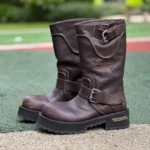 巴黎世家 FW25 毒液靴复古情侣摩托靴