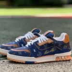 路易威登 Trainer 蓝棕训练鞋