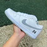 S2正版 Dunk Supreme 白灰运动鞋 HQ8487-100