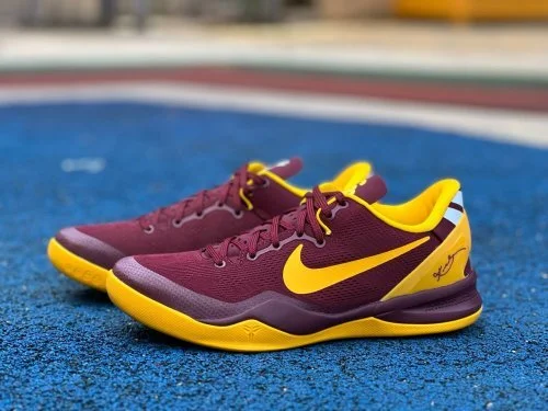 GX正版 Kobe 8 红黄“USC”PE 运动鞋 HQ3138-800