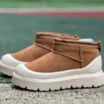UGG CL Ultra Mini 防水麂皮保暖雪地靴 中帮 (3)