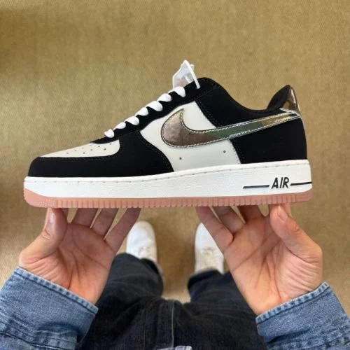 Air Force 1 AF1 米黑迷彩钩运动鞋 HQ1967-100