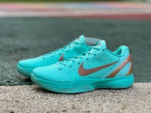 正版 Kobe 6“自由女神像”绿铜运动鞋 IQ5774-300