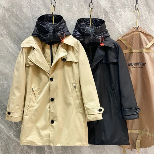 Burberry 羽绒服奢华男士保暖夹克 S-2XL