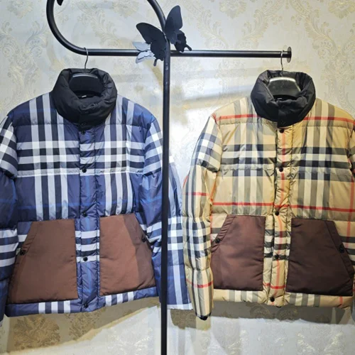 Burberry 羽绒服奢华男士保暖夹克 S-2XL