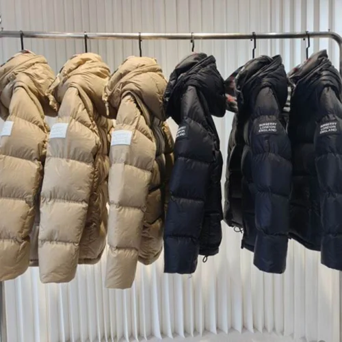 Burberry 羽绒服奢华男士保暖夹克 S-2XL