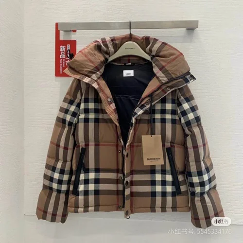 Burberry 羽绒服奢华男士保暖夹克 S-2XL