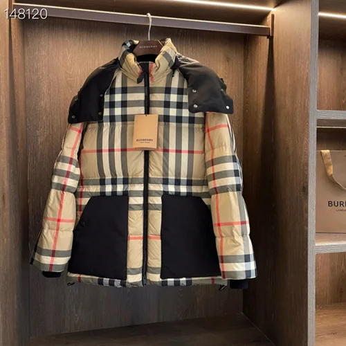 Burberry 羽绒服奢华男士保暖夹克 S-XL