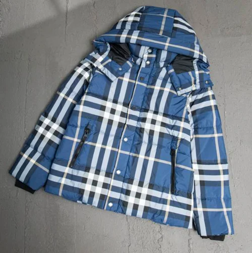 Burberry 羽绒服奢华男士保暖夹克 S-XL