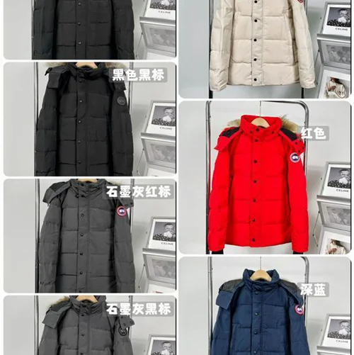 Canada Goose 羽绒服高端男士派克大衣 S-2XL