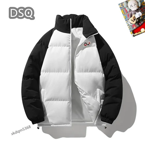 DSQ 羽绒服男士设计师保暖冬季夹克 M-3XL