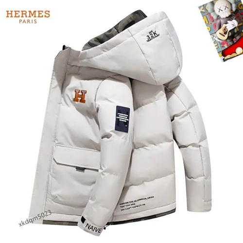 Hermes 羽绒服奢华男士保暖夹克 M-3XL