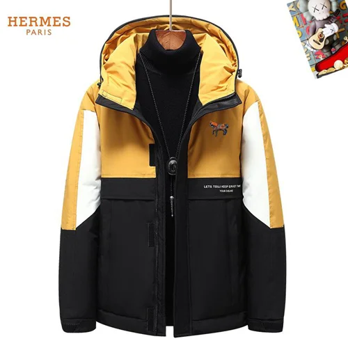 Hermes 羽绒服奢华男士保暖夹克 M-3XL