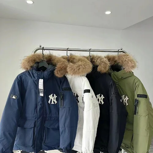 MLB 羽绒服运动男士保暖夹克 S-2XL