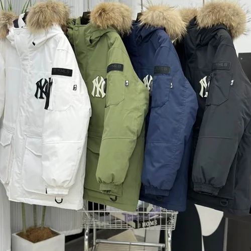 MLB 羽绒服运动男士保暖夹克 XS-2XL