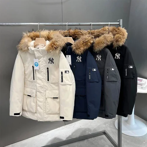 MLB 羽绒服运动男士保暖夹克 XS-2XL