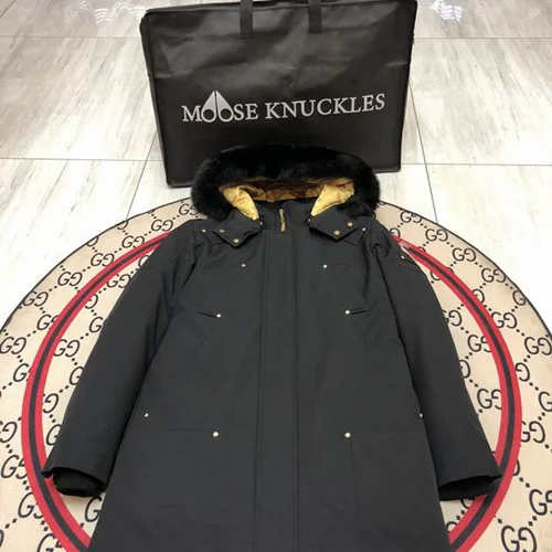 Moose Knuckles 羽绒服高端男士保暖夹克 S-2XL