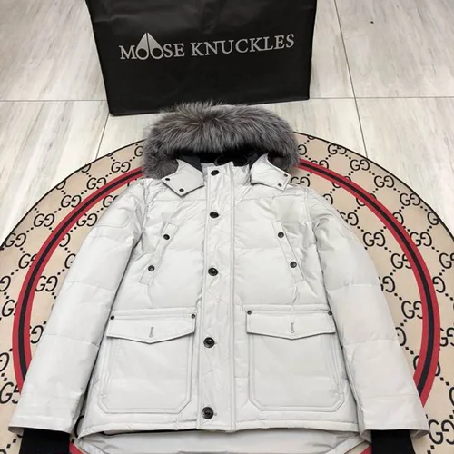 Moose Knuckles 羽绒服高端男士保暖夹克 S-2XL