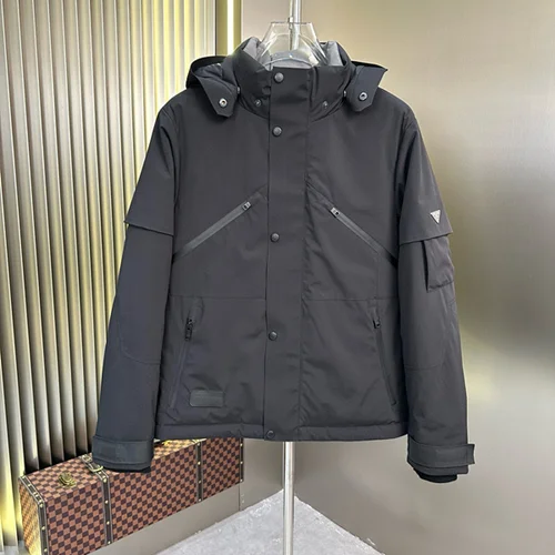 Prada 羽绒服奢华男士保暖夹克 M-3XL
