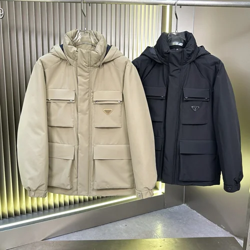 Prada 羽绒服奢华男士保暖夹克 M-3XL