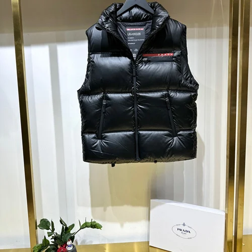 Prada 羽绒服奢华男士保暖夹克 S-2XL