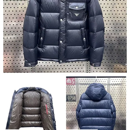 Prada 羽绒服奢华男士保暖夹克 S-2XL