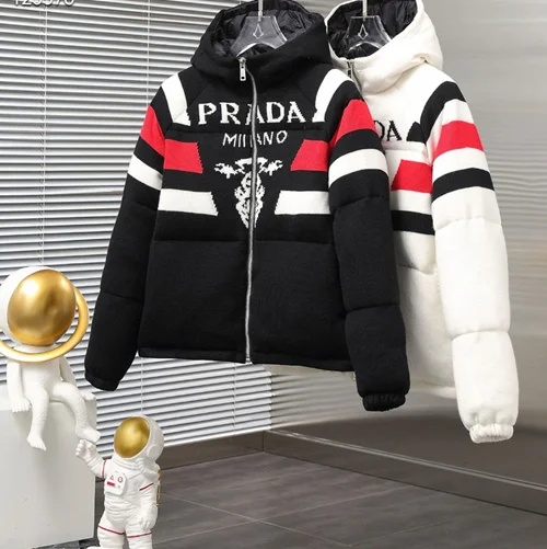 Prada 羽绒服奢华男士保暖夹克 S-XL