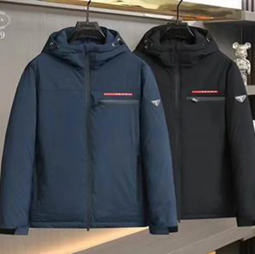 Prada 羽绒服奢华男士保暖夹克 M-3XL